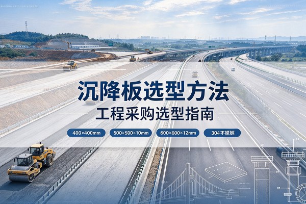 榆树沉降板选择方法