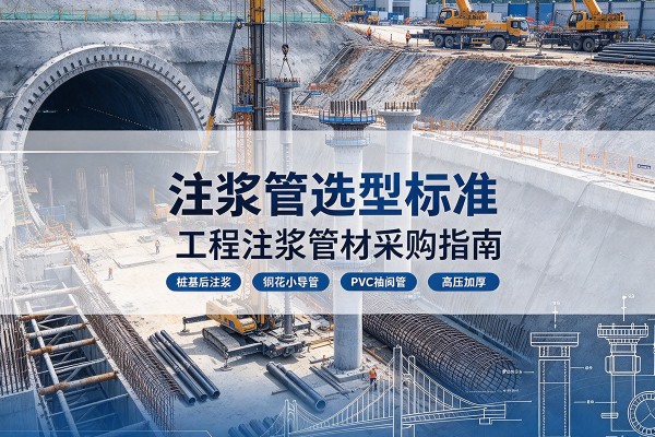 榆树注浆管选型标准