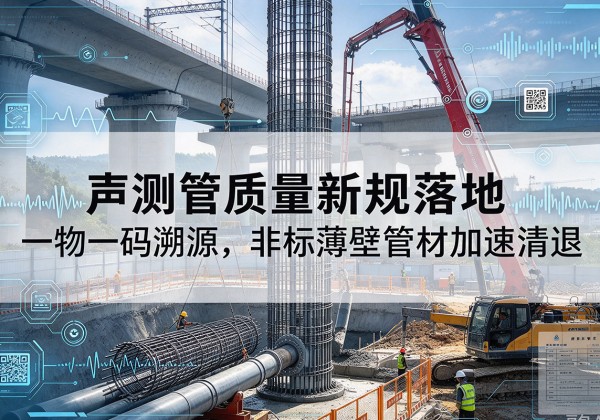 榆树声测管质量新规落地，一物一码溯源，非标薄壁管材加速清退