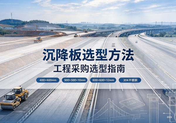 榆树沉降板选择方法