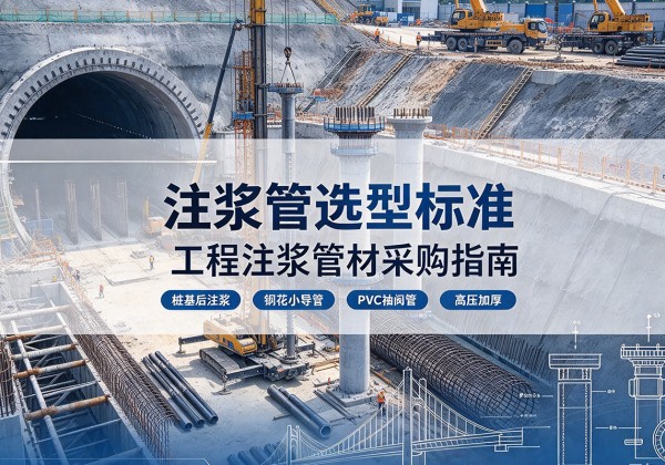 榆树注浆管选型标准